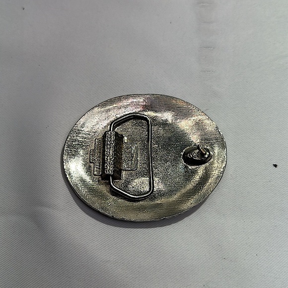 VINTAGE AMERICAN EAGLE SOUTHWEST COIN BELT BUCKLE - Picture 2 of 6